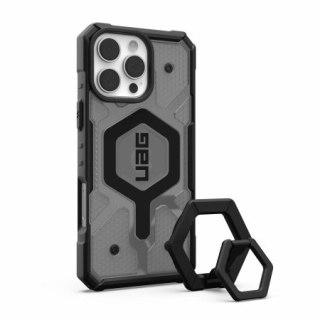 UAG Pathfinder Clear Magsafe Bundle - obudowa ochronna do iPhone 16 Pro Max kompatybilna z MagSafe oraz podstawka Magnetic Ring