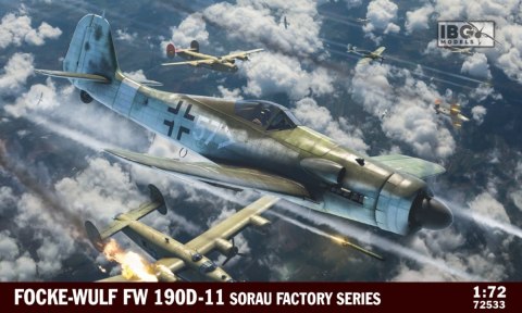 Model plastikowy Fw 190 D11 Sorau Factory Series 1/72