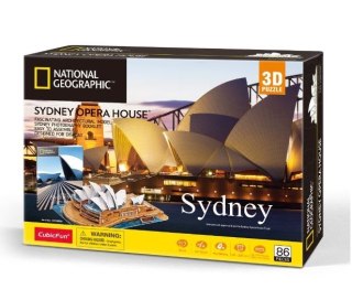 Puzzle 3D National Geographic Sydney 86 elementów