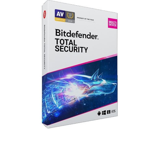 BITDEFENDER Total Security (10 stan.; 36 miesięcy; Wersja cyfrowa; Domowa, Komercyjna)