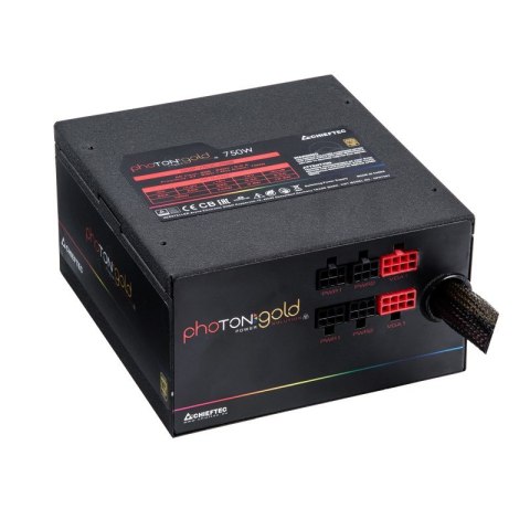 Chieftec Photon GOLD moduł zasilaczy 750 W 20+4 pin ATX PS/2 Czarny