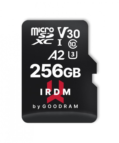 Karta pamięci microSD IRDM 256GB UHS-I U3 A2 + adapter