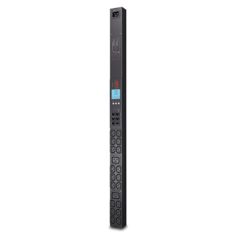 AP8858 Rack PDU 2G, Metered, ZeroU, 20A/208V, 16A/230V, (18) C13 & (2) C19