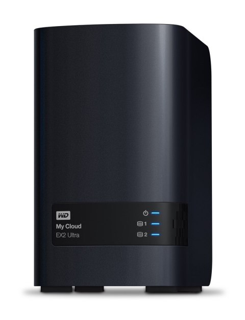 Western Digital My Cloud EX2 Ultra NAS Komputer stacjonarny Marvell Armada 385 1 GB DDR3 4 TB HDD My Cloud OS Czarny