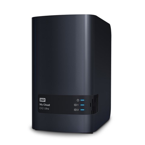 Western Digital My Cloud EX2 Ultra NAS Komputer stacjonarny Marvell Armada 385 1 GB DDR3 4 TB HDD My Cloud OS Czarny