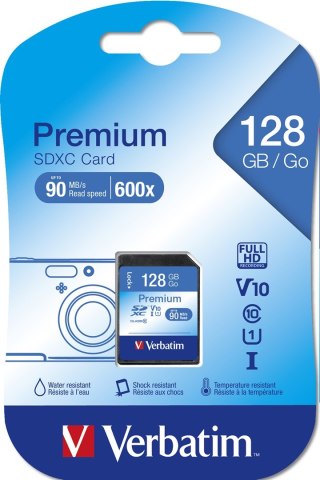 Verbatim Premium 128 GB SDXC Klasa 10