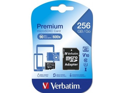 Verbatim pamięć flash 256 GB SDXC Klasa 10 UHS-1