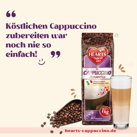 Hearts Cappucino Amaretto 1 kg