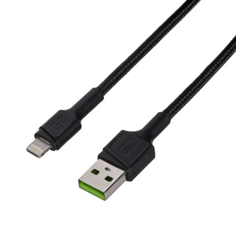 GREEN CELL ZESTAW KABLI KABGCSET04 3X KABEL GC RAY USB - LIGHTNING 30CM, 120CM, 200CM, BIAŁY LED