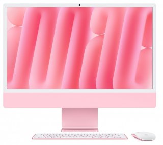 IMac 24 cale: M4 10/10, 16GB, 256GB SSD - Różowy