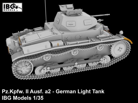 Model plastikowy Pz.Kpfw II Ausf. a2 niemiecki czołg lekki 1/35