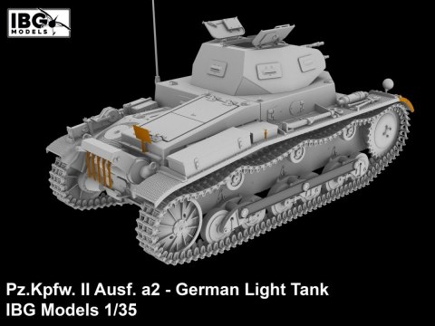 Model plastikowy Pz.Kpfw II Ausf. a2 niemiecki czołg lekki 1/35