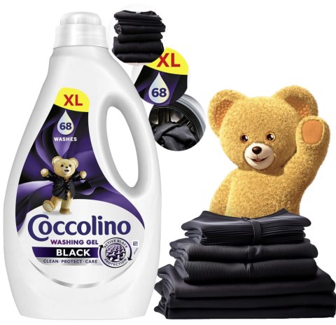 Coccolino Black & Dark XL Żel Do Prania Czarnych i Ciemnych Tkanin 68 Prań 2,72l