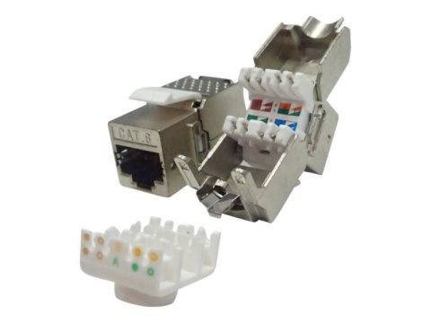 NETRACK 105-32 Netrack moduł keystone Jack RJ45 kat. 6 FTP, beznarzędziowy