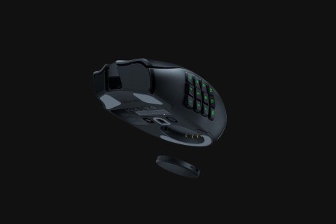 Razer Naga V2 Pro myszka Gaming Po prawej stronie RF Wireless + Bluetooth + USB Type-C Optyczny 30000 DPI