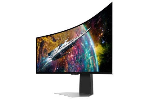 Samsung G95SC monitor komputerowy 124,5 cm (49") 5120 x 1440 px Dual QHD OLED Srebrny