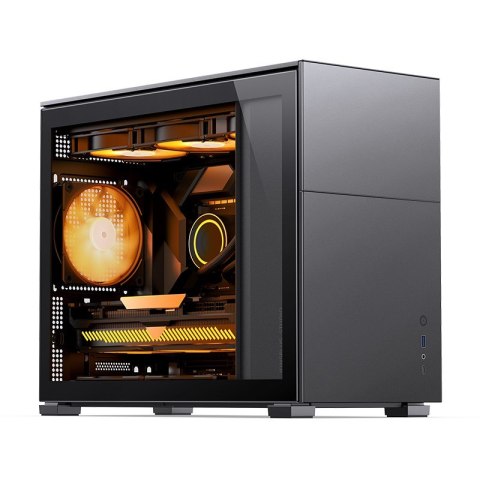 Obudowa Jonsbo D31 Micro-ATX, szkło hartowane - czarna