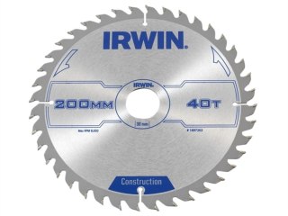 PIŁA TARCZOWA 200x30x2,5mm 40z ATB CONSTRUCTION IRWIN