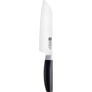 Nóż Santoku Zwilling Now S - 18 cm, Czarny