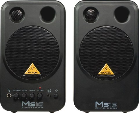 Behringer MS16 głośnik 2-drożny Czarny Przewodowa 16 W