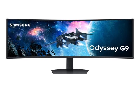 Samsung G95C monitor komputerowy 124,5 cm (49") 5120 x 1440 px Dual QHD LED Czarny