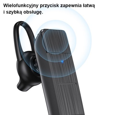 Słuchawka Bluetooth 5.0 BT2 mono Czarna