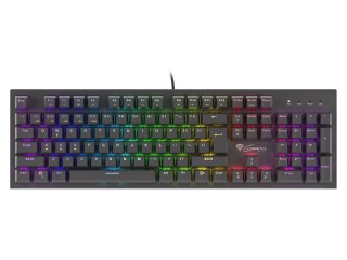 KLAWIATURA DLA GRACZY GENESIS THOR 300 RGB ES PODŚWIETLENIE MECHANICZNA RED SWITCH SOFTWARE