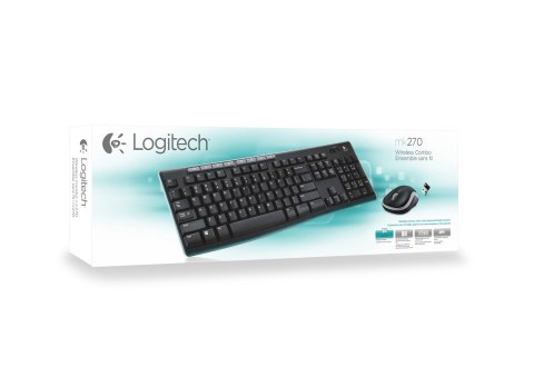 LOGITECH WIRELESS COMBO MK270/MOUSE KEYBOARD UK LAYOUT .