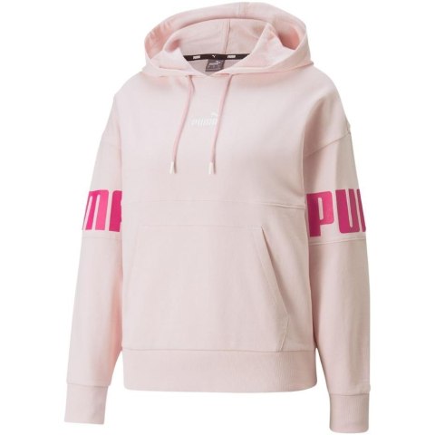 Bluza damska Puma Power Colorblock Hoodie TR różowa 847125 16