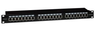 EmiterNet Panel 19" 24xRJ45 STP kat.5e (1U) z półką