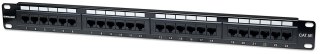 Intellinet Patch panel 19'' 24 porty UTP kat. 5e czarny