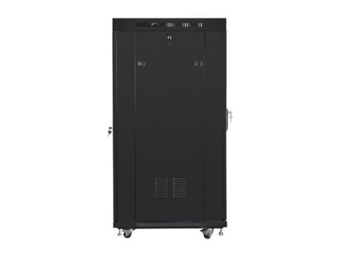 LANBERG SZAFA STOJĄCA RACK 19" 22U 800X800 DRZWI SZKLANE LCD CZARNA FF01-8822-12BL (FLAT PACK)