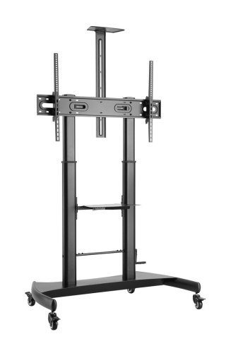 HEIGHT ADJUSTABLE PRO TV CART/UP TO 100IN SIZE DISPLAY