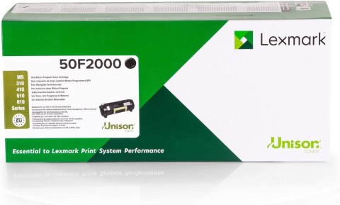 Lexmark Toner 50F2000 Black