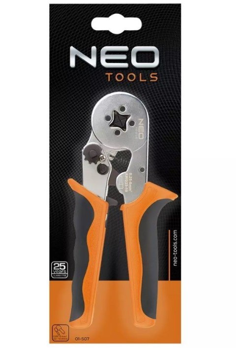 Zaciskarka końcówek tulejowych NEO Tools 01-507 średnica tulejek: 0,25-6mm2