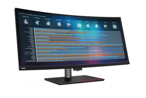 Monitor 39.7 cala ThinkVision P40w-20 Ultra-Wide Curved LCD 62C1GAT6EU