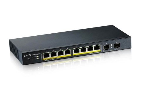 Przełącznik GS1900-10HP v2 8port L2 PoE 70W 2xSFP 802.3at Switch Smart