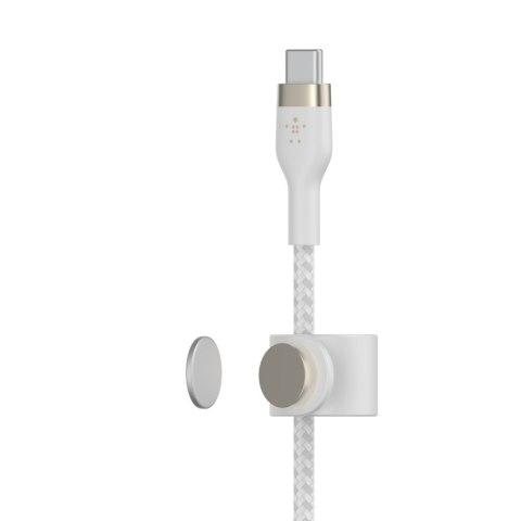 Kabel Belkin BoostCharge Pro Flex USB-C Cable with Lightning Connector 3m Silicone oplot White