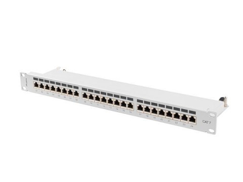 Patchpanel 24 port 1U KAT7 EK. PPS7-1024-S Szary