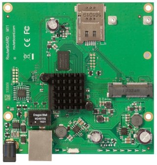 Router MikroTik RBM11G 1x RJ45 1000Mb/s, 1x miniPCI-e, 1x SIM