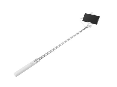 Selfie stick Monopod przewodowy SF-20W Biały