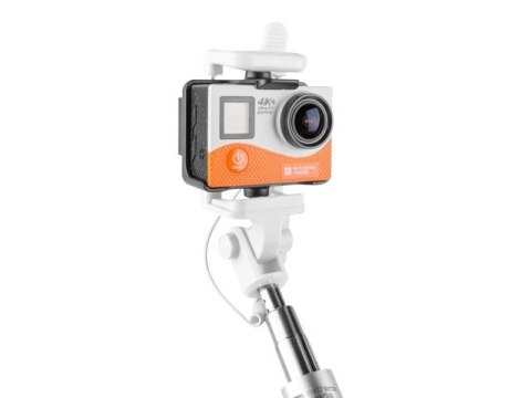 Selfie stick Monopod przewodowy SF-20W Biały