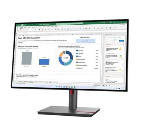 Monitor 27 cali ThinkVision P27q-30 WLED LCD 63A2GAT1EU