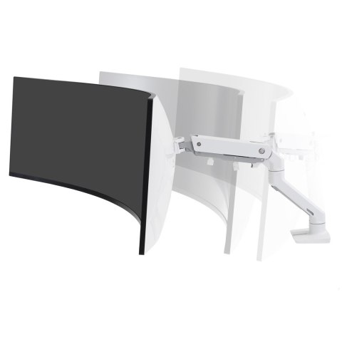 Ergotron HX DESK MONITOR ARM/WITH HD PIVOT WHITE