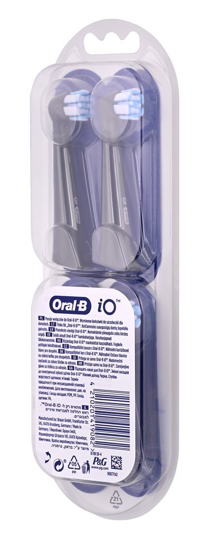 Braun Końcówki do szczoteczki Braun Oral-B iO Gentle Care black