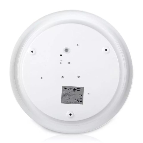 Plafon V-TAC VT-13 12W LED SAMSUNG CHIP IP20 czujnik ruchu 6500K 900lm (SKU 21809) Biały