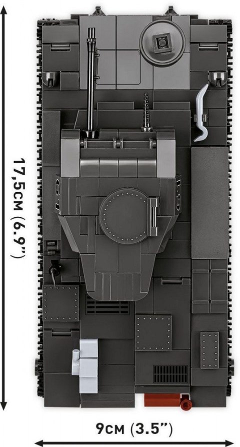 Klocki Czołg Panzerkampfwagen II 813 klocków