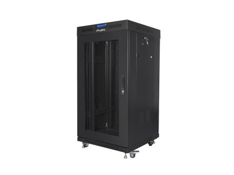 LANBERG SZAFA STOJĄCA RACK 19" 22U 600X600 DRZWI PERFOROWANE CZARNA FF01-6622-23BL