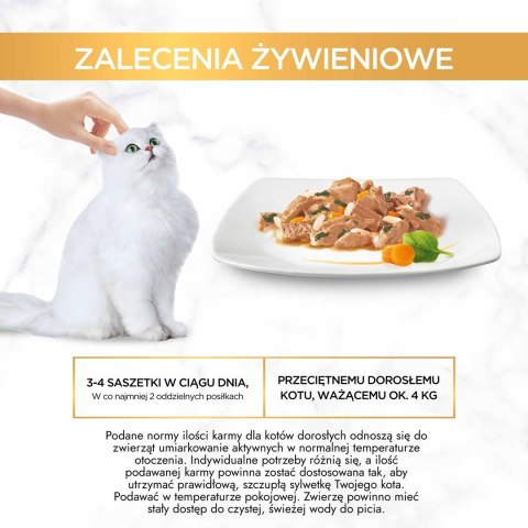 GOURMET A la Carte Kurczak, Pstrąg, Wołowina, Rdzawiec - mokra karma dla kota - 4 x 85 g