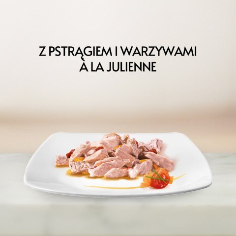 GOURMET A la Carte Kurczak, Pstrąg, Wołowina, Rdzawiec - mokra karma dla kota - 4 x 85 g